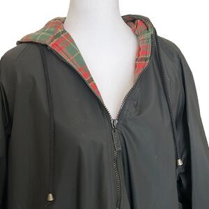 Totes 3 Season Men's Jacket Hood, Flannel Lined Size L, 2 Large Zip Pockets #018